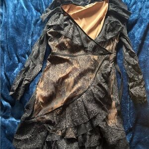 For love and Lemons Black Lace Dress